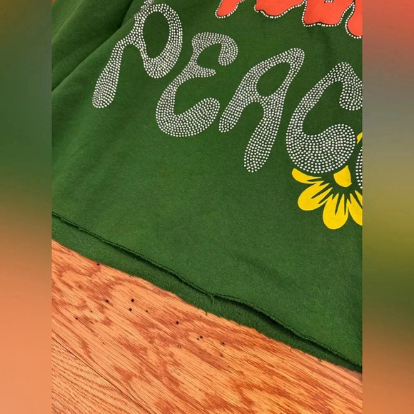 Euphoric 777 Protect Your Peace Green Hoodie Size Medium - Picture 10 of 11